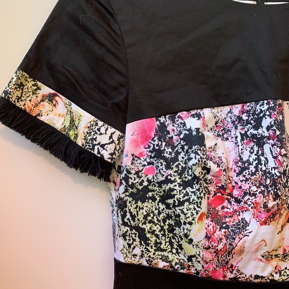 French Connection Mineral Pool multicolored mini dress sz 6 US - Picture 5 of 15